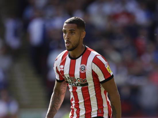 Sheffield United without injured Max Lowe for Rotherham clash
