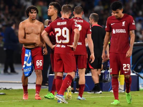Napoli 4 - 1 Liverpool: Liverpool suffer Champions League humiliation against Napoli
