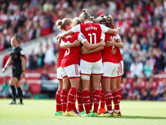 Record WSL crowd see Arsenal hit four in dominant derby win over Tottenham