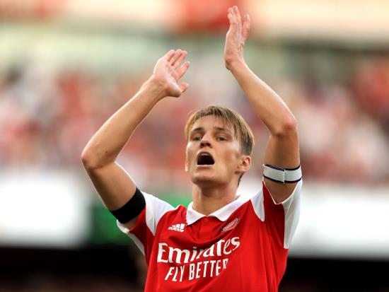 Martin Odegaard available to return for Arsenal in north London derby
