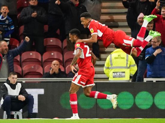 Chuba Akpom strike gives managerless Middlesbrough victory against Birmingham