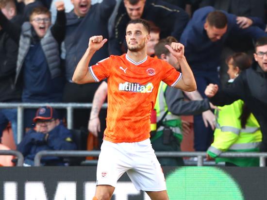 Late Jerry Yates double earns Blackpool much-needed win against Watford