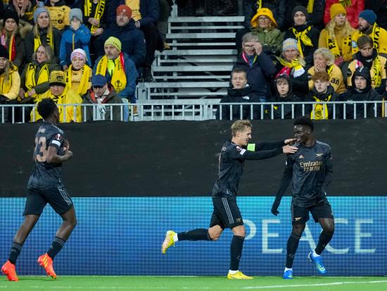 Arsenal continue flying start to season with Europa League win over Bodo/Glimt