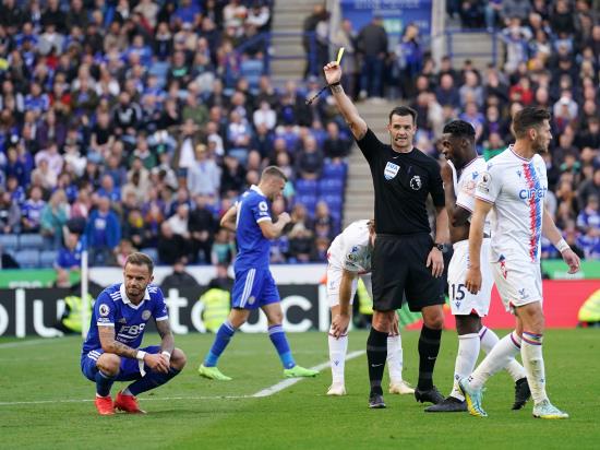 Frustrating afternoon for James Maddison and Leicester in Palace draw