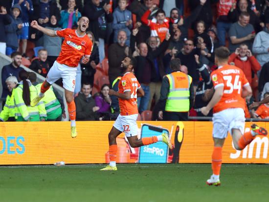 Jerry Yates scores twice as Blackpool secure thrilling derby win over Preston