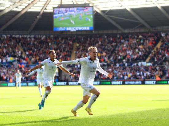 Swansea continue derby dominance with victory over 10-man Cardiff