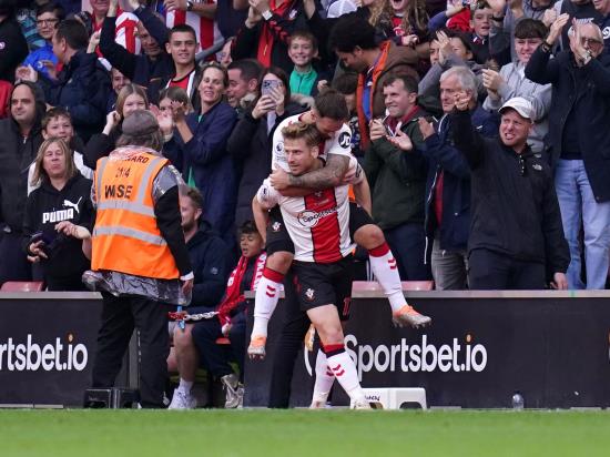 Southampton hit back to draw with Premier League leaders Arsenal