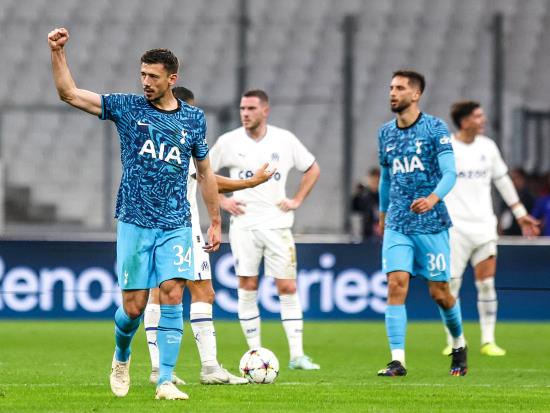 Tottenham snatch top spot in Group D with last-gasp winner in Marseille