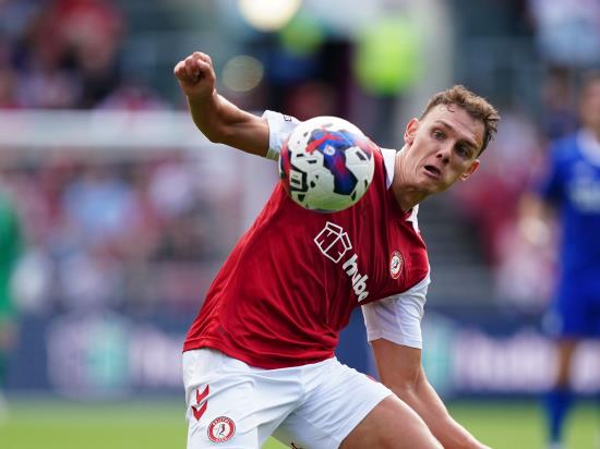 Kal Naismith remains sidelined for Bristol City’s cup clash with Lincoln