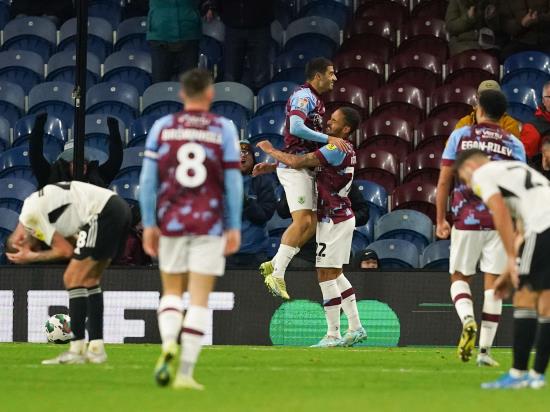 Substitute Anass Zaroury at the double as Burnley avoid cup upset