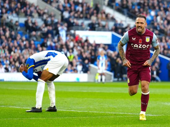 Danny Ings double helps Aston Villa beat Brighton to claim first away league win
