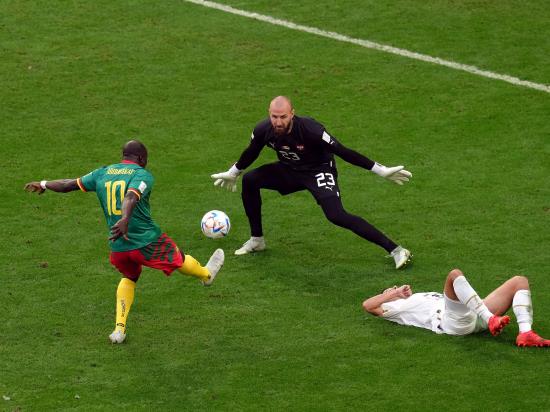 Cameroon battle to thrilling six-goal draw against Serbia