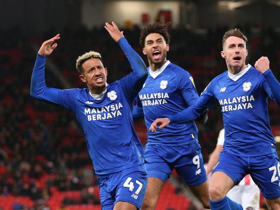 Callum Robinson earns Cardiff a point from entertaining draw at Stoke