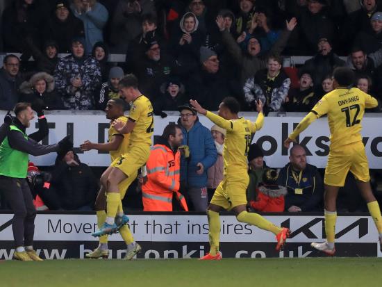 Victor Adeboyejo rescues point for Burton against rivals Derby