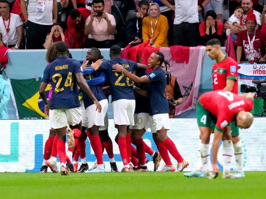 France survive scare before beating battling Morocco to reach World Cup final