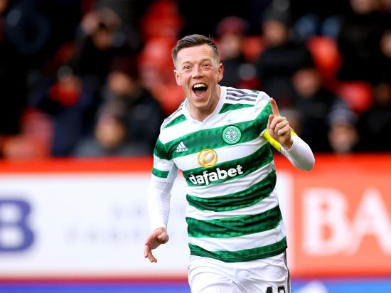 Callum McGregor marks his comeback with late winner as Celtic down Aberdeen