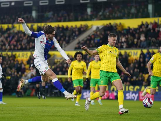 Blackburn close in on automatic promotion places with Norwich win