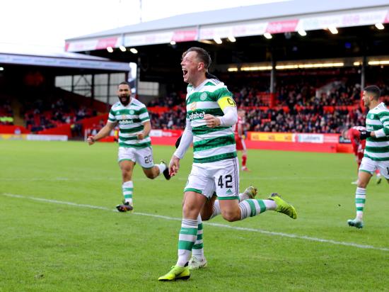 Ange Postecoglou hails ‘outstanding’ Callum McGregor after Celtic beat Aberdeen