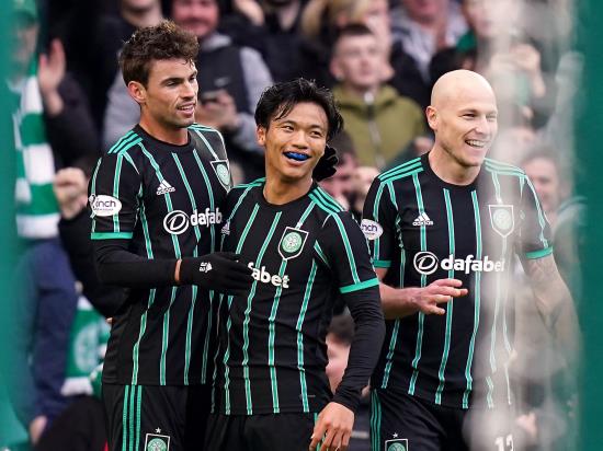 Reo Hatate and Kyogo Furuhashi net braces as Celtic brush aside St Johnstone