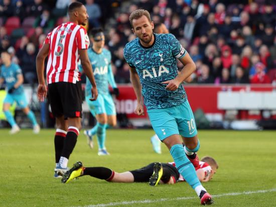 Harry Kane strikes as Tottenham launch another comeback to draw at Brentford
