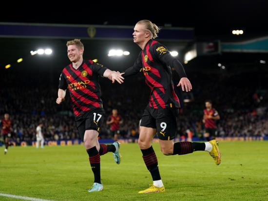 Erling Haaland helps Manchester City to comfortable victory