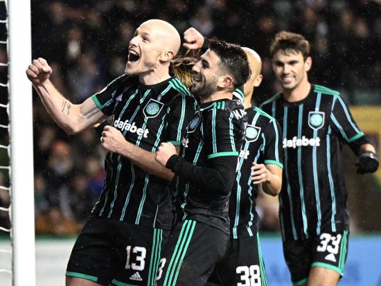 Aaron Mooy opens Celtic account with brace as they ease past Hibernian