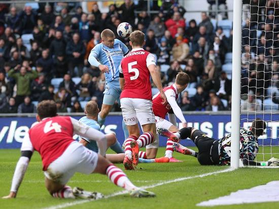 Jake Bidwell scores first Coventry goal in home draw with Bristol City