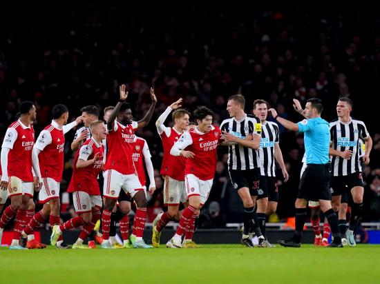 Arsenal’s momentum halted after frustrating draw with Newcastle