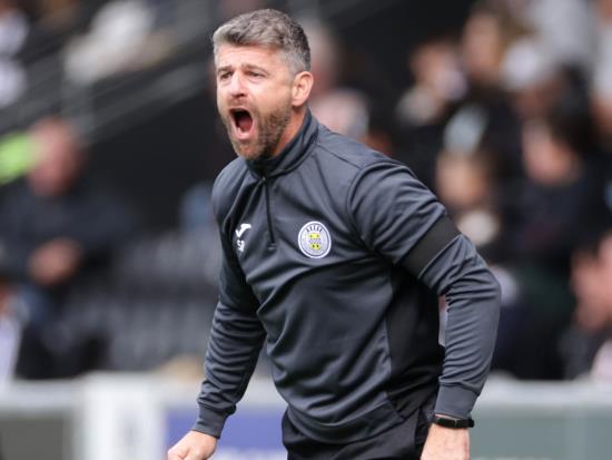 St Mirren boss Stephen Robinson: The game should have been won in the first half