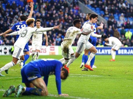 Teenager Sonny Perkins saves Leeds with dramatic late equaliser at Cardiff
