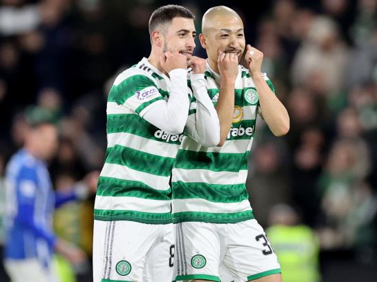 Daizen Maeda and Giorgos Giakoumakis on target as Celtic reach Viaplay Cup final