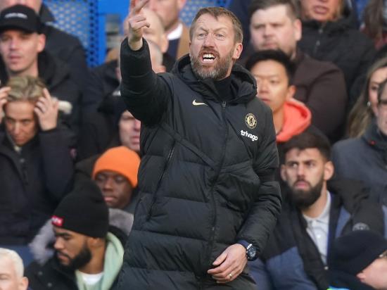 Relieved boss Graham Potter: Chelsea supporters got us over the line