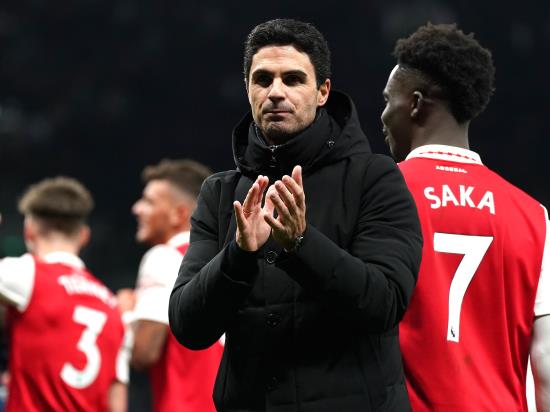 Mikel Arteta sees little margin for error if Arsenal are to become champions