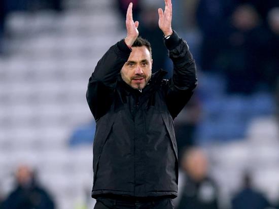 Brighton boss Roberto De Zerbi hits out over penalty claim in Leicester draw
