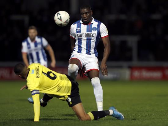 Hartlepool move out of bottom two after home win over nine-man Rochdale