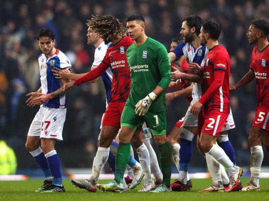 Neil Etheridge ‘shook up’ as racist abuse allegedly aimed at Birmingham keeper