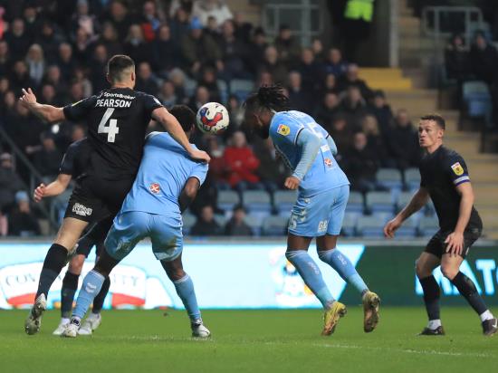 Kasey Palmer on target to help Coventry beat former club Huddersfield