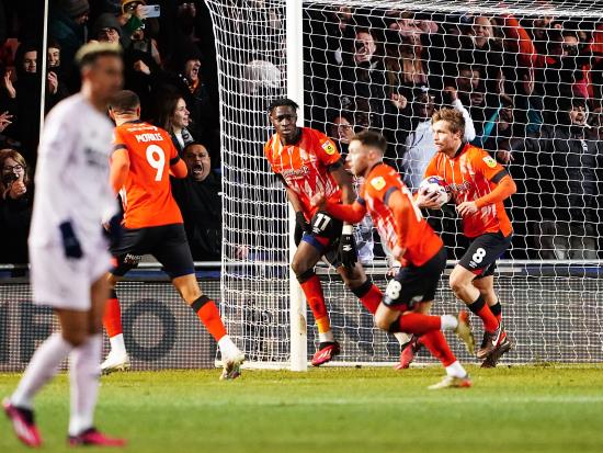 Elijah Adebayo makes amends for missed penalty to send Luton up to fourth