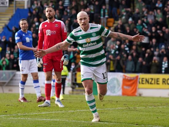 Celtic ease past St Johnstone to restore nine-point lead over Rangers