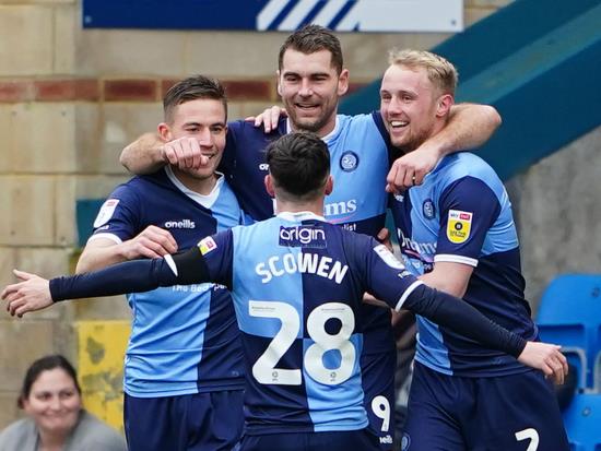 Lewis Wing nets second-half brace as Wycombe end Derby’s 15-match unbeaten run