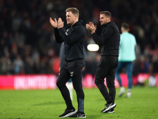 Eddie Howe left with mixed emotions after Newcastle’s draw at Bournemouth