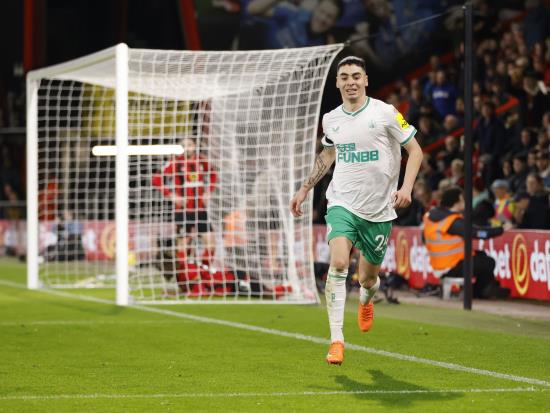 Miguel Almiron strike earns Newcastle a point in draw at Bournemouth