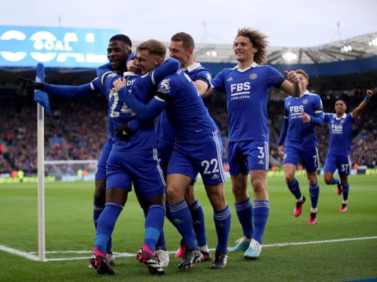 Leicester thrash Tottenham as Antonio Conte returns to dugout