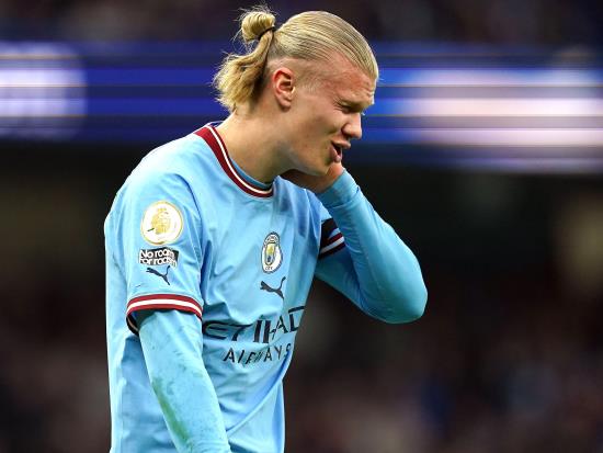 Erling Haaland faces fitness test before Man City’s crucial clash with Arsenal