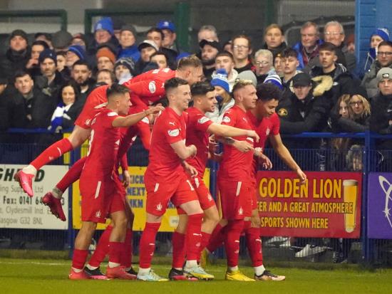 Darvel’s Scottish Cup dreams ended in fifth round by ruthless Falkirk