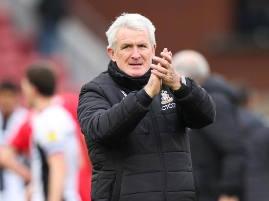 Mark Hughes feels Bradford eased to victory over Tranmere