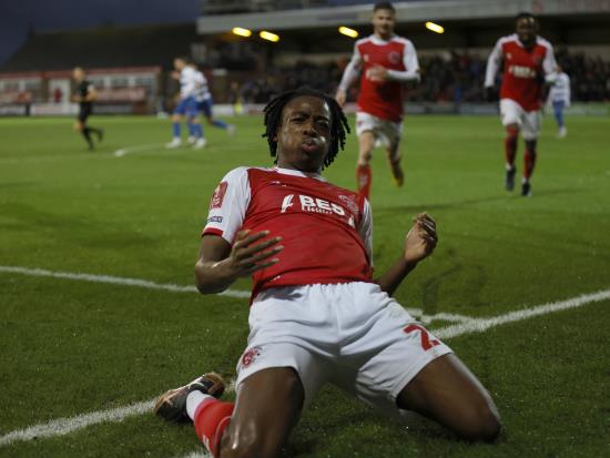 Promise Omochere fires Fleetwood to victory over Peterborough