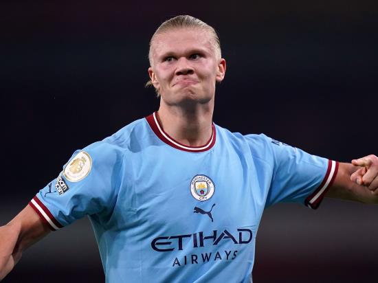 Erling Haaland wraps up win as Man City beat Arsenal to go top of Premier League