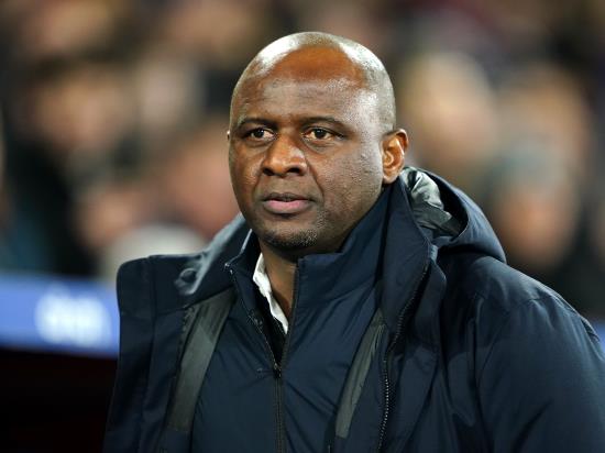 Patrick Vieira frustrated as Brentford late equaliser prevents Palace win