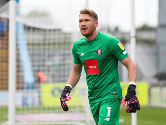 Inspired goalkeeper Mark Oxley secures point for Harrogate at Grimsby